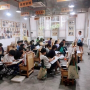 2024121706052159 黄师中高考学校 艺考生画室